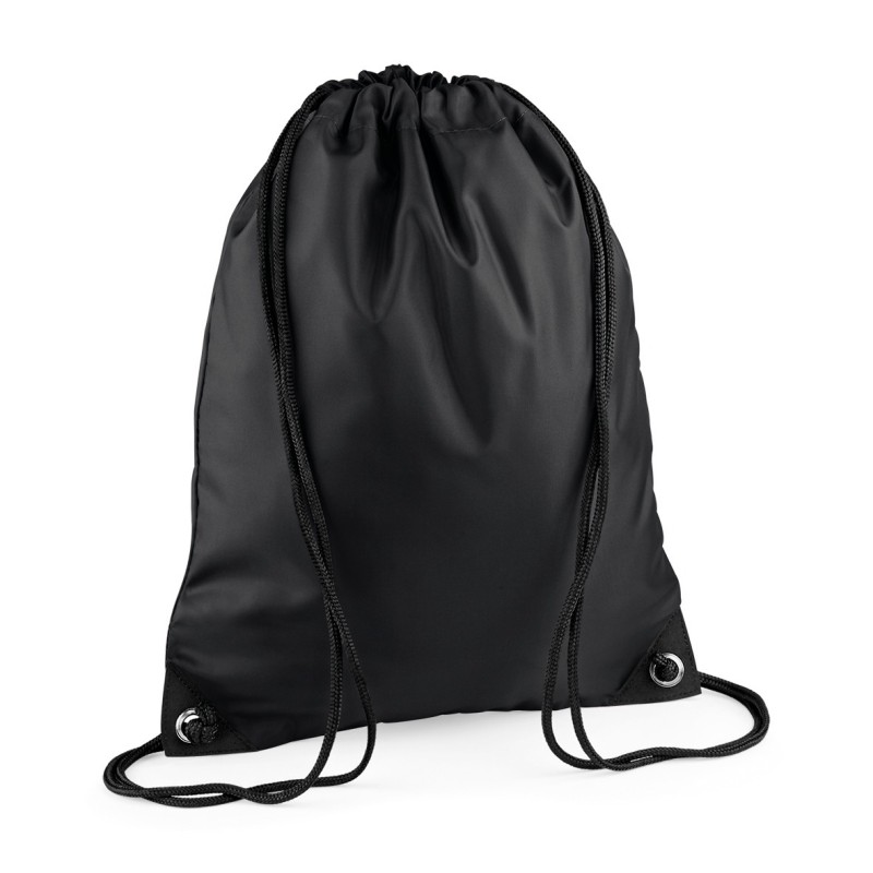 Sac à dos cordelettes PREMIUM Black FACE