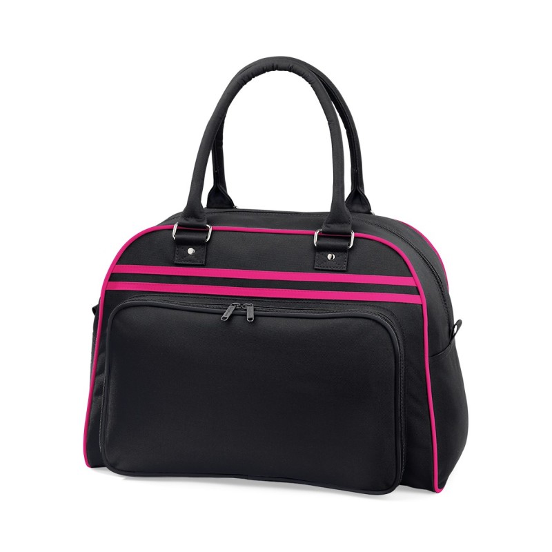 Sac Bowling Rétro Black / Fuchsia FACE