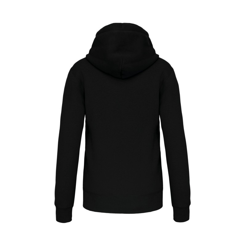 Sweat shirt capuche unisexe Black BACK