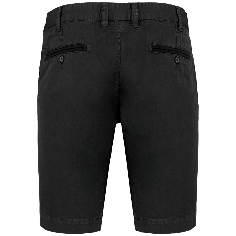 Bermuda aspect délavé homme Washed Charcoal BACK