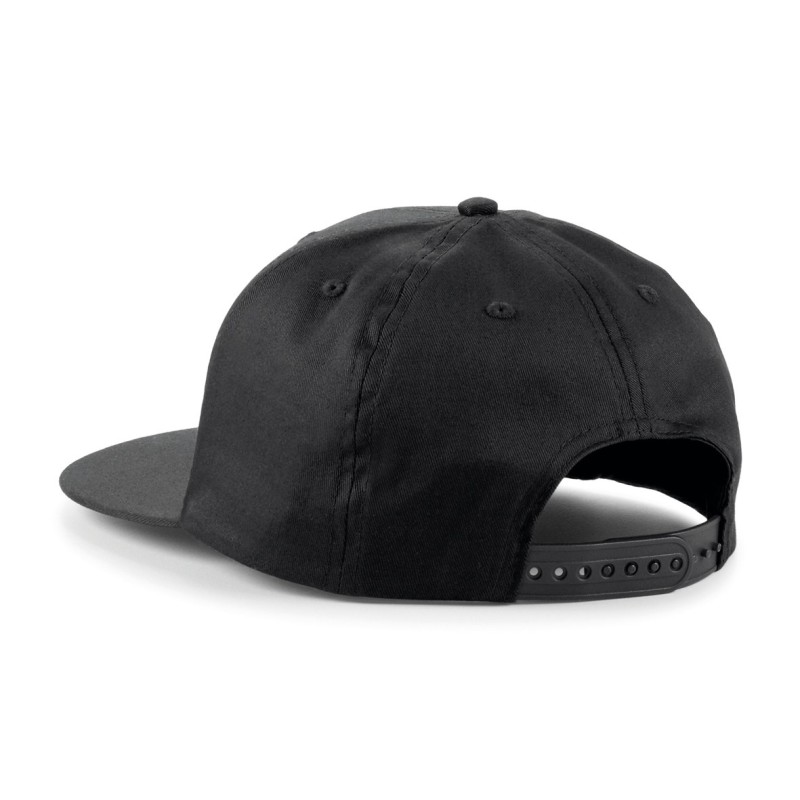 Casquette Rapper 5 panneaux Black BACK