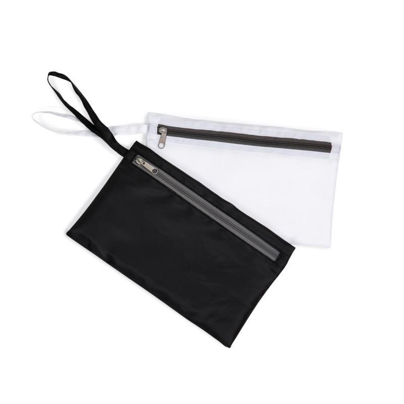Pochette à double compartiment dont un imperméable
