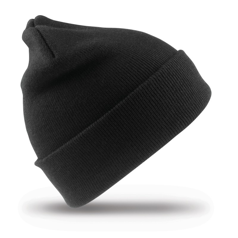 Bonnet en polyester recyclée Black SIDE