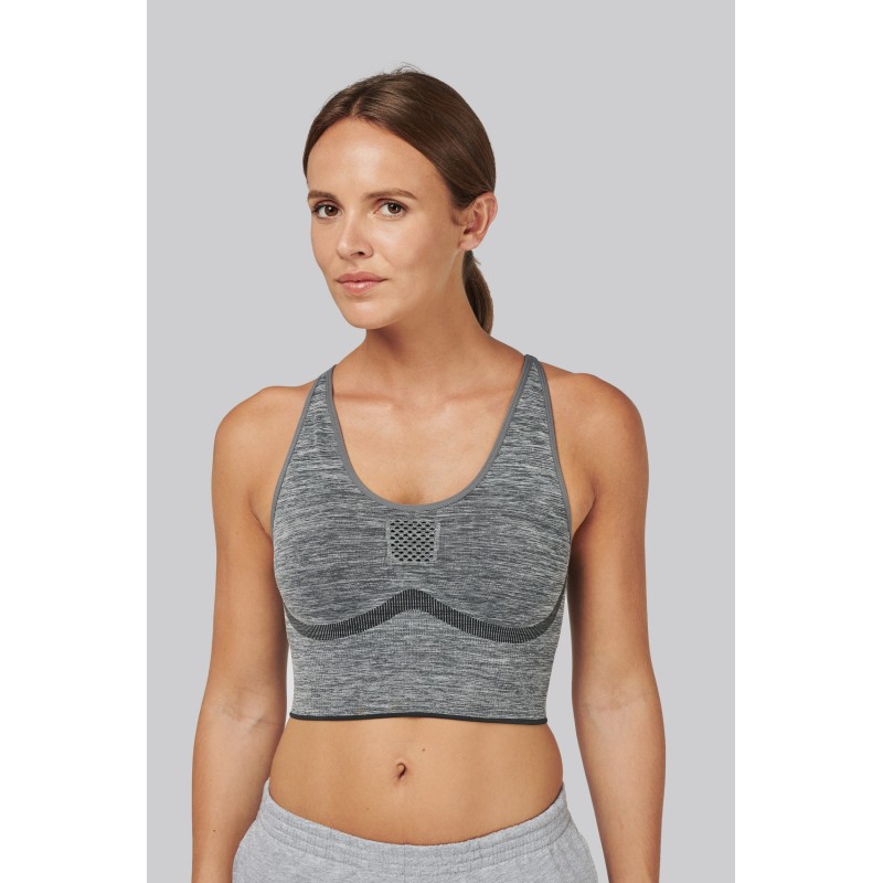 Brassière réglable sans couture femme