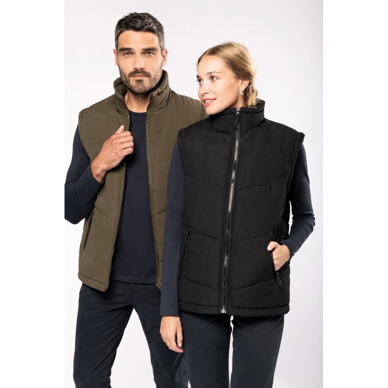 Bodywarmer doublé polaire unisexe