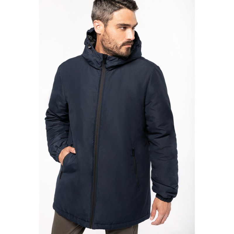 Parka à capuche recyclée unisexe