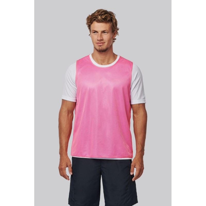 Chasuble réversible multisports unisexe