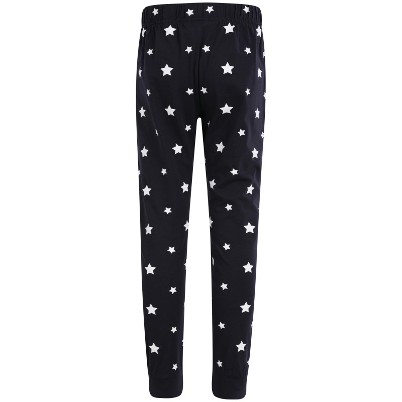 Pantalon de pyjama enfant Navy / White BACK