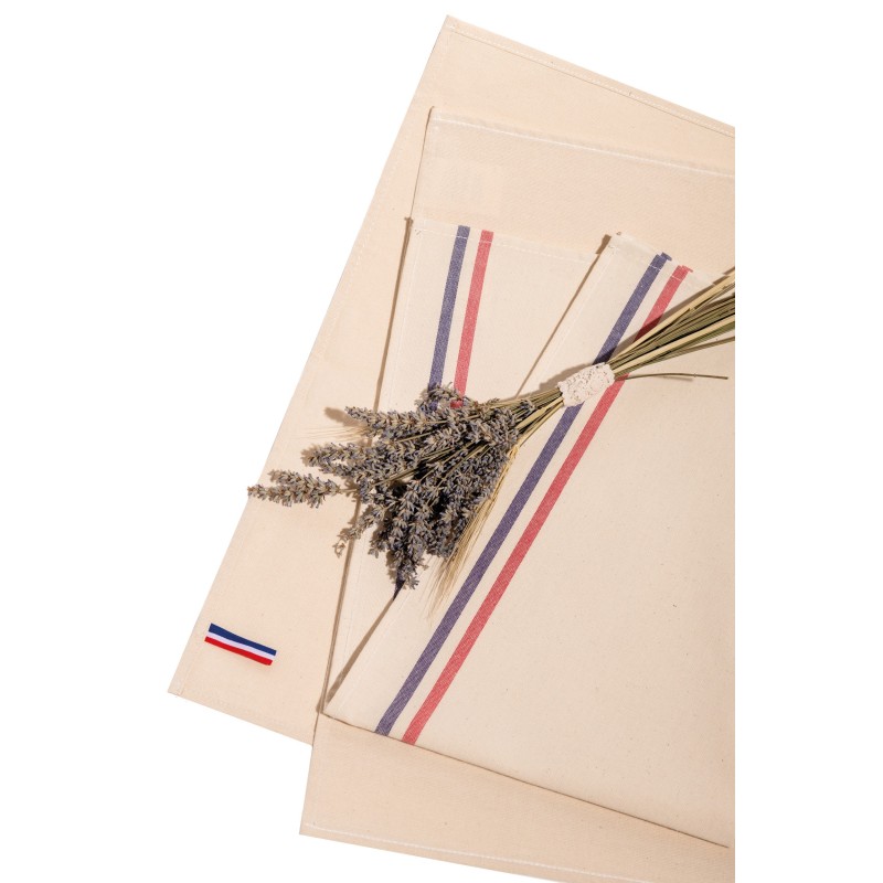 Essuie-vaisselle 2 rayures Origine France Garantie