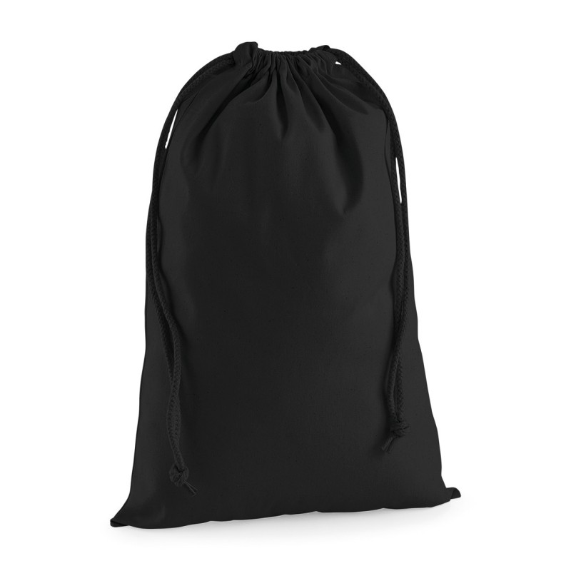 Sac cordelette en coton premium Black FACE