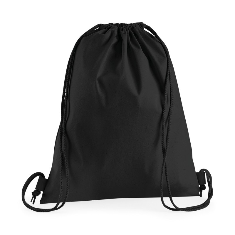 Sac de gym en coton premium Black FACE