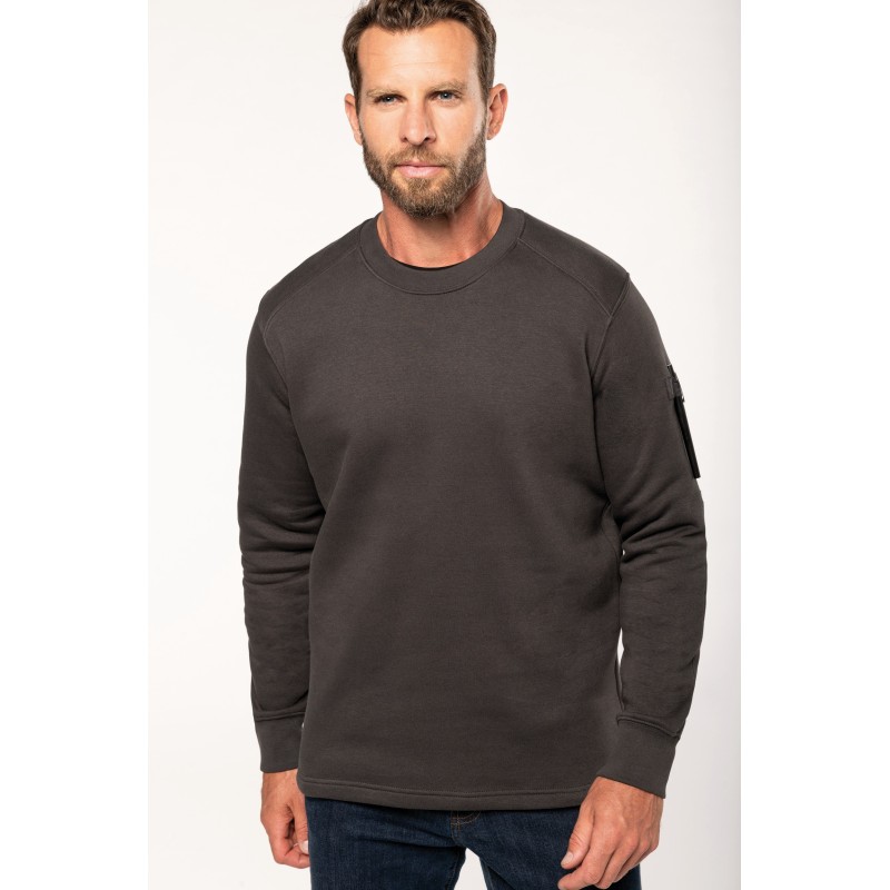 Sweat-shirt manches montées homme