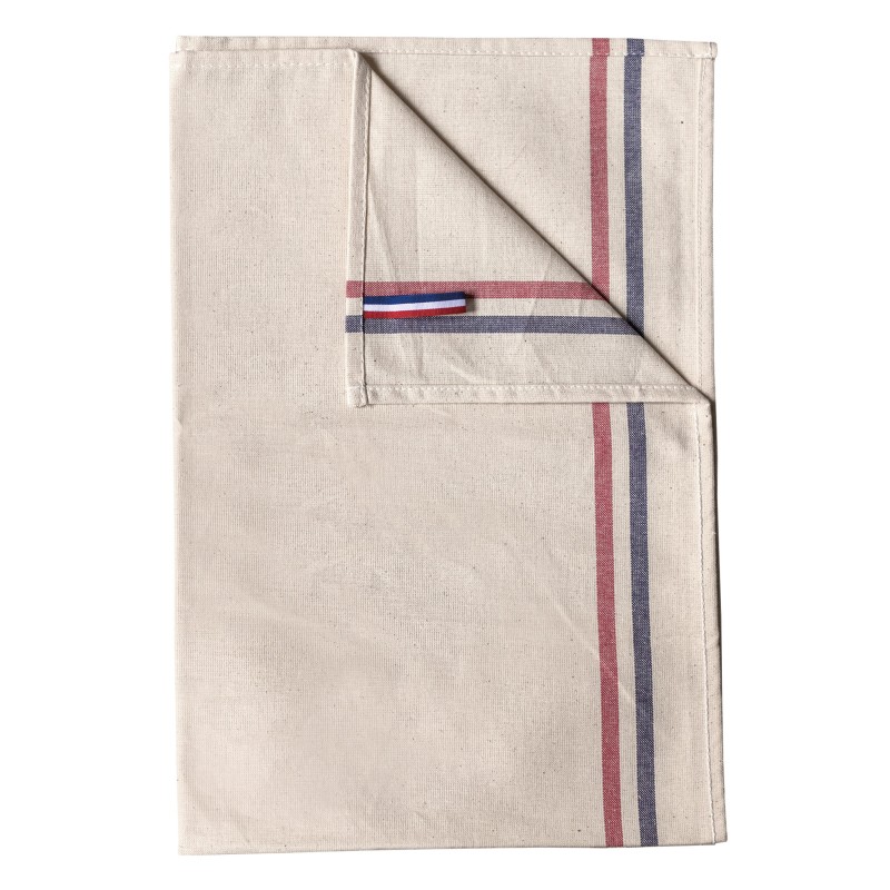 Essuie-vaisselle 2 rayures Origine France Garantie Natural FACE