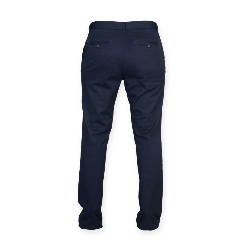 Pantalon Chino Stretch Femme Navy BACK