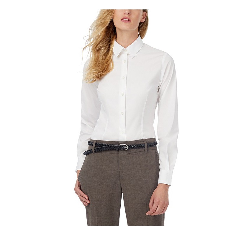 Chemise stretch femme manches longues Black Tie
