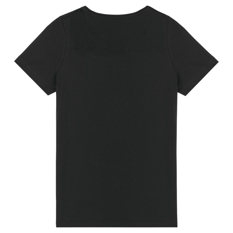 T-shirt modal femme Black BACK