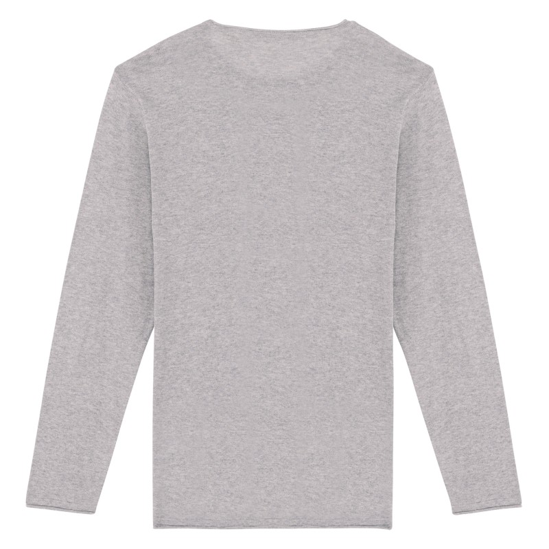Pull léger homme Moon Grey Heather BACK