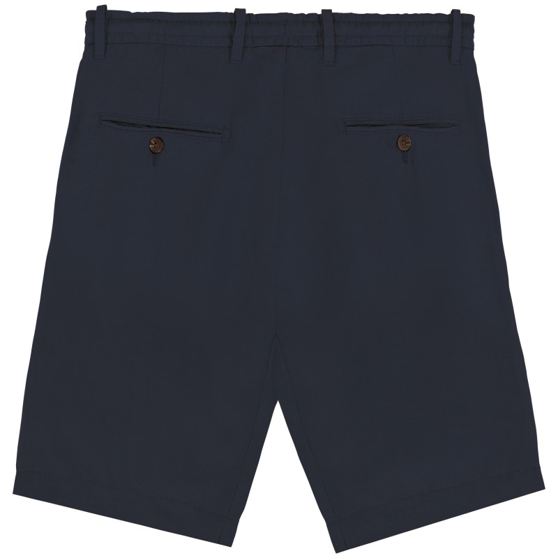 Bermuda Lyocell TENCEL™ femme Navy Blue BACK