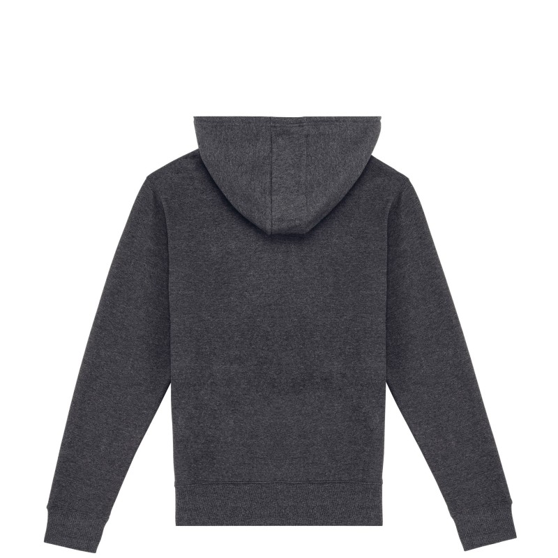 Sweat recyclé à capuche unisexe Recycled Anthracite Heather BACK