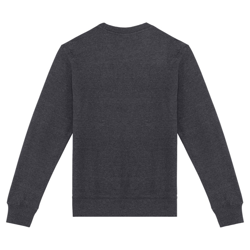 Sweat recyclé unisexe Recycled Anthracite Heather BACK