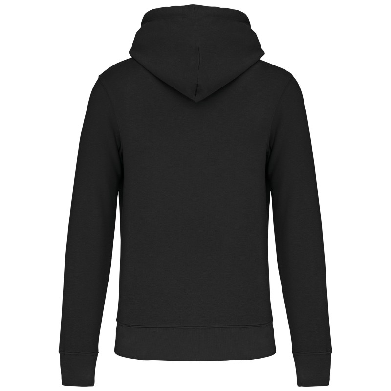 Sweat-shirt écoresponsable à capuche enfant Black BACK