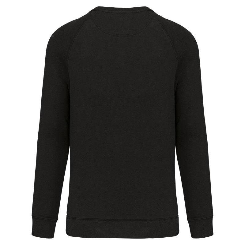 Sweat-shirt col rond  homme Black BACK