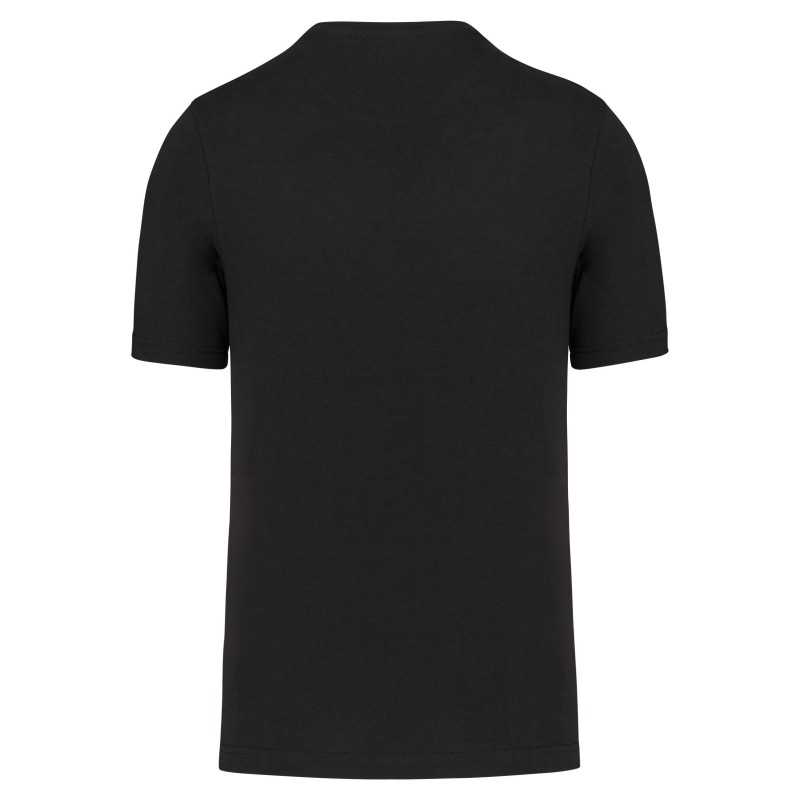 T-shirt col rond écoresponsable homme Black BACK
