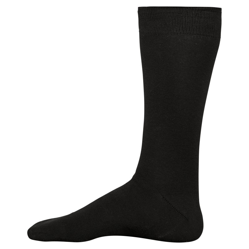 Chaussettes de ville mi-hautes coton Bio Origine France Garantie Black FACE