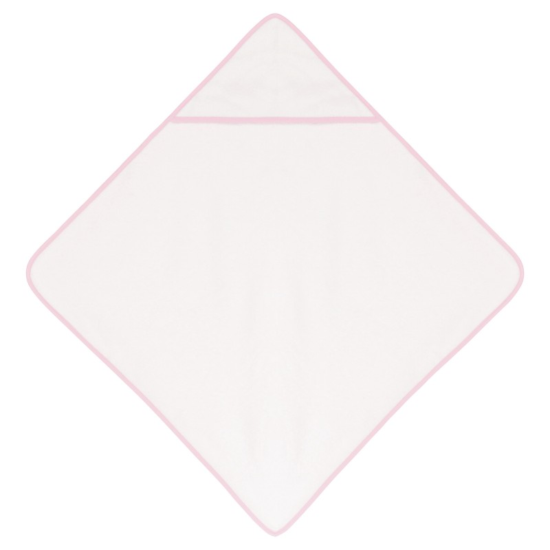 Sortie de bain éponge bébé White / Pink FACE