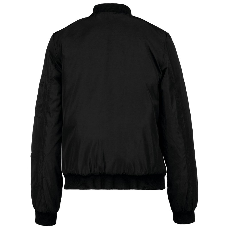 Blouson bomber femme Black BACK
