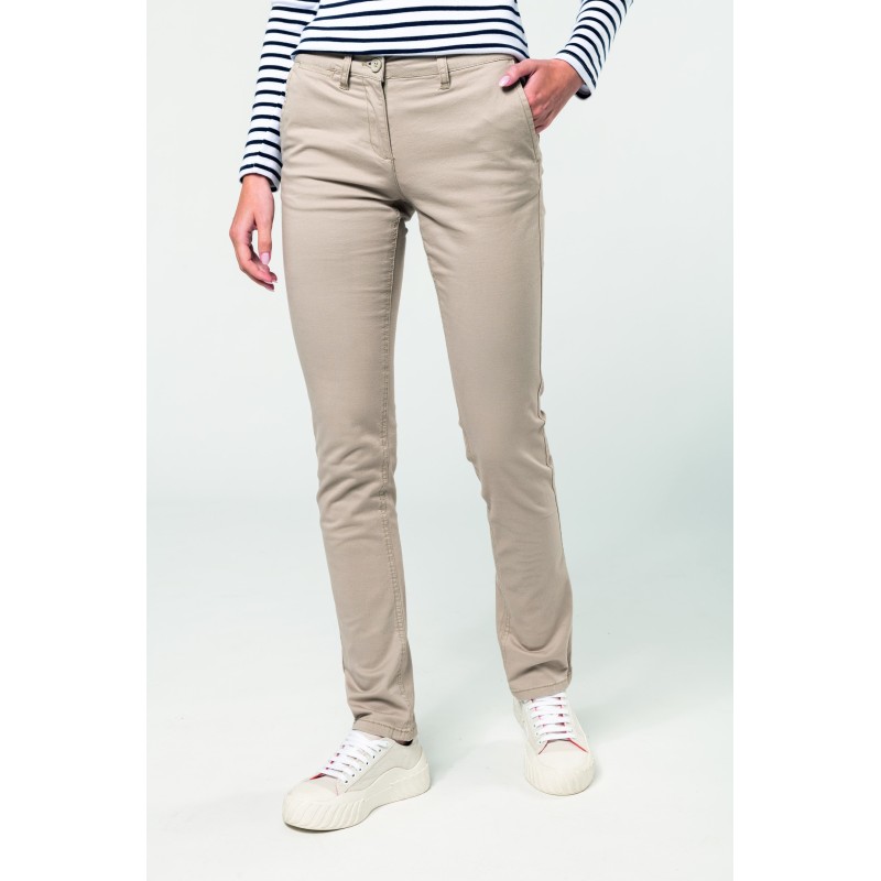 Pantalon chino femme