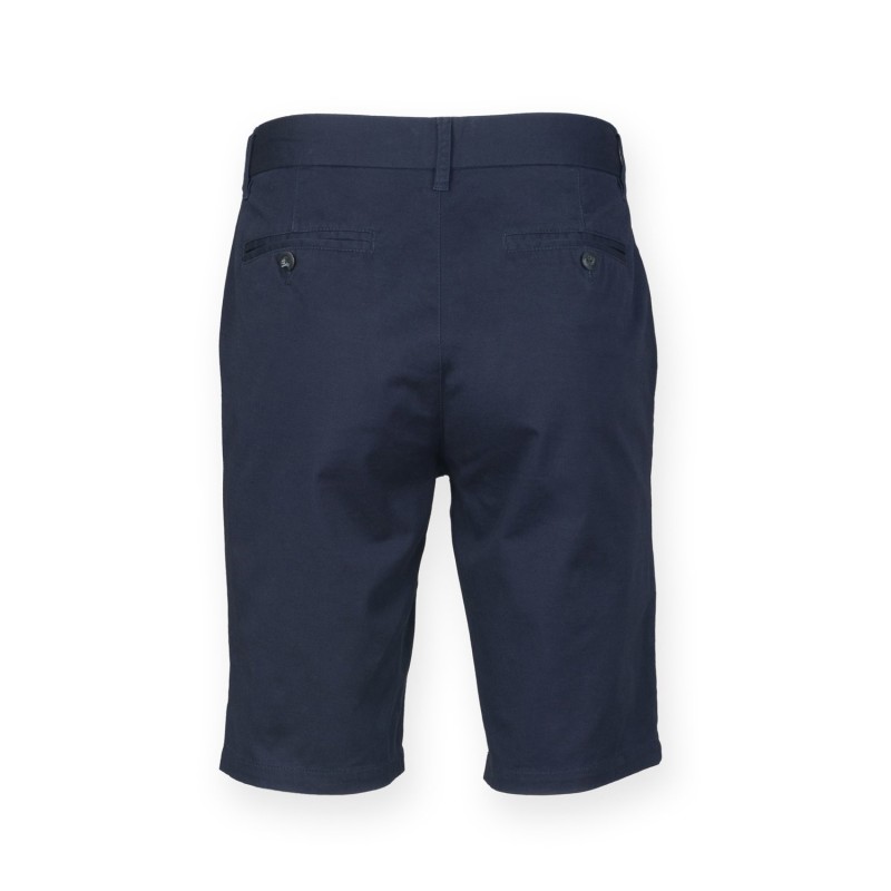 Short Chino Stretch Homme Navy BACK
