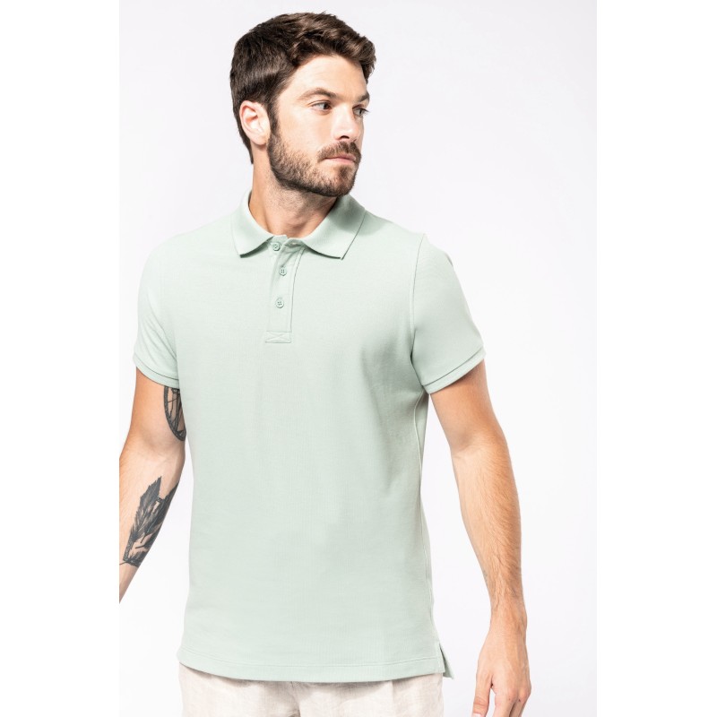 Polo piqué Bio manches courtes homme