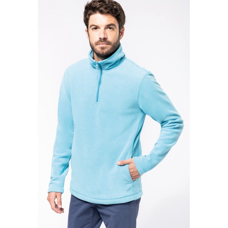 Enzo  Micropolaire col zippé homme