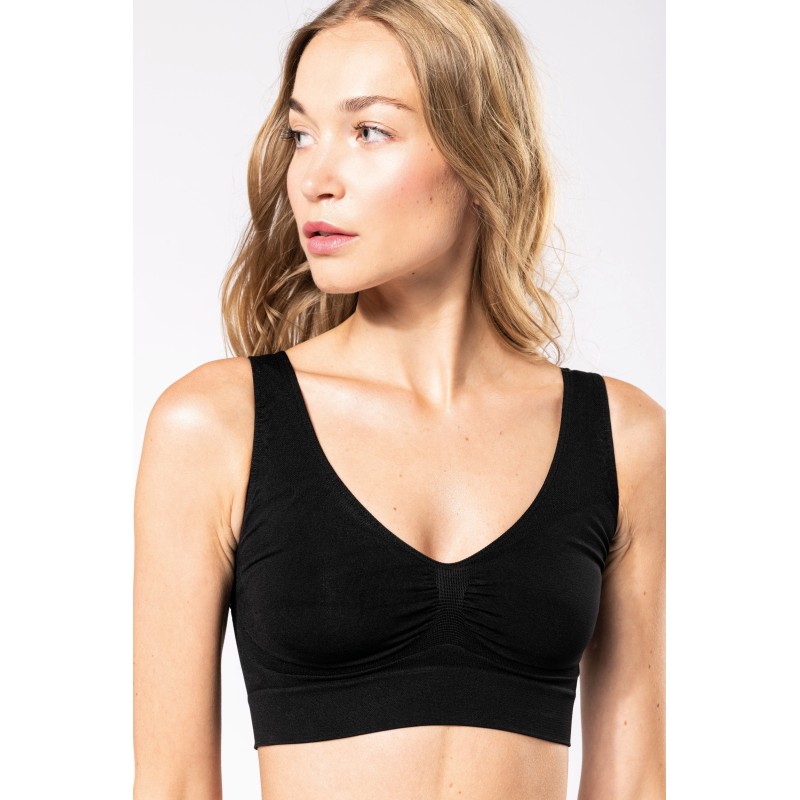 Soutien-gorge écoresponsable sans coutures effet push up
