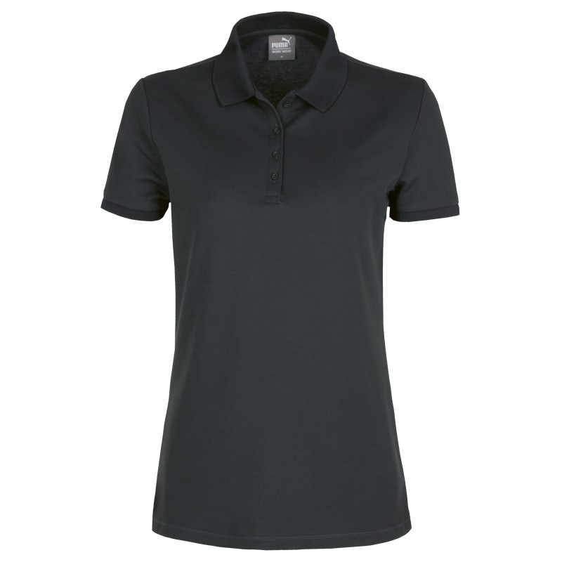Polo manches courtes femme Anthracite FACE