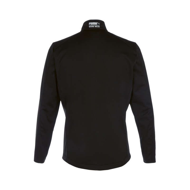 Veste de travail softshell unisexe Black BACK