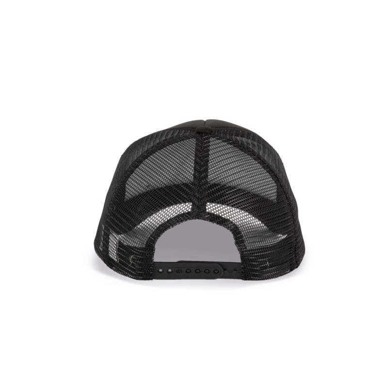 Casquette trucker - 5 Panneaux Black BACK