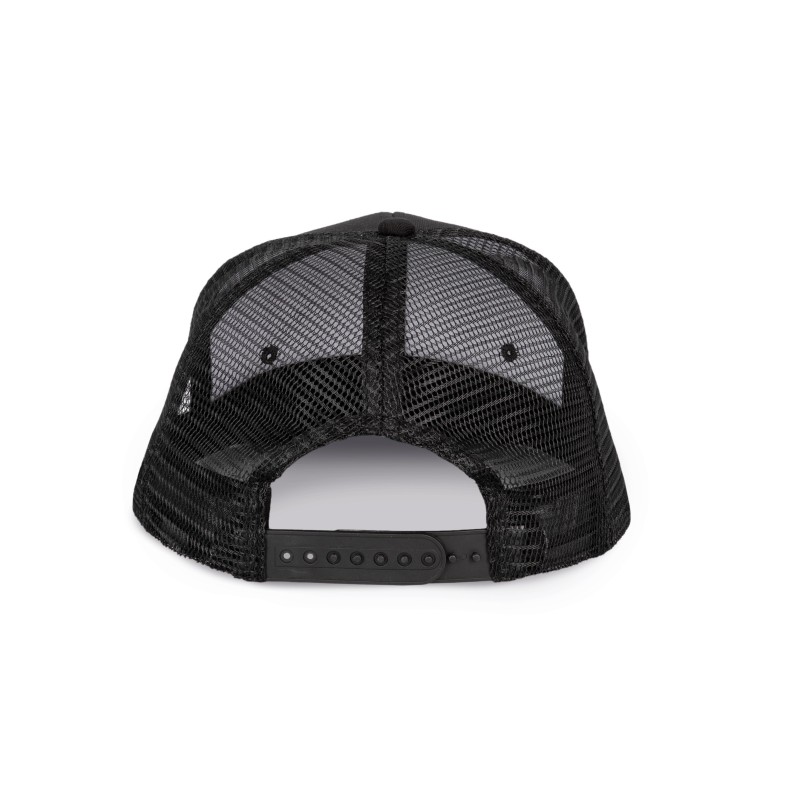 Casquette Trucker - 6 panneaux Black BACK
