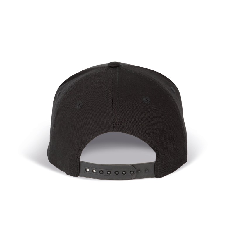Casquette snapback - 5 panneaux Black BACK