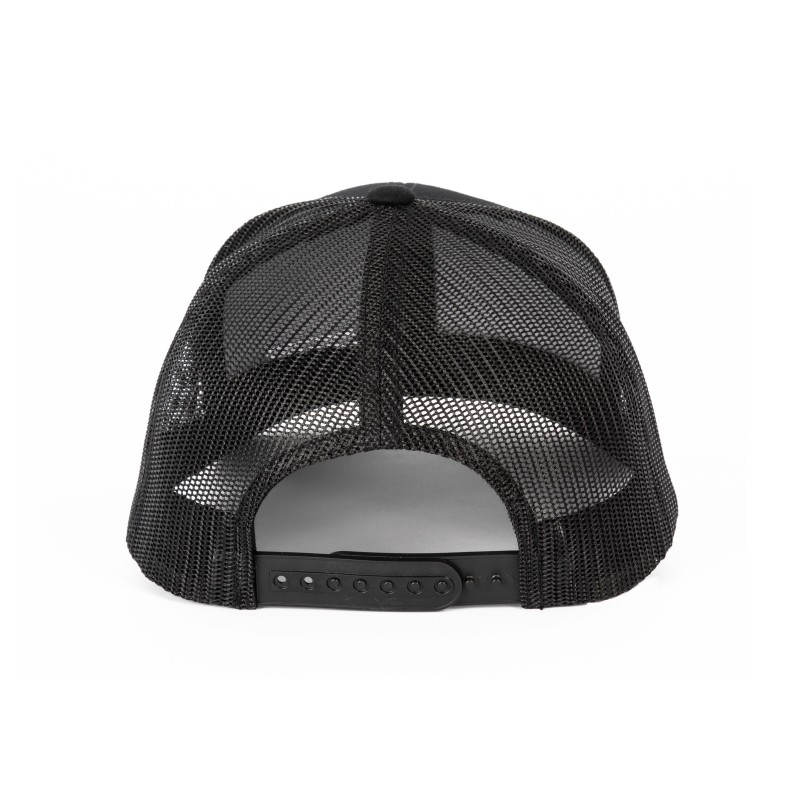 Casquette Trucker modèle rétro - 6 panneaux Black BACK