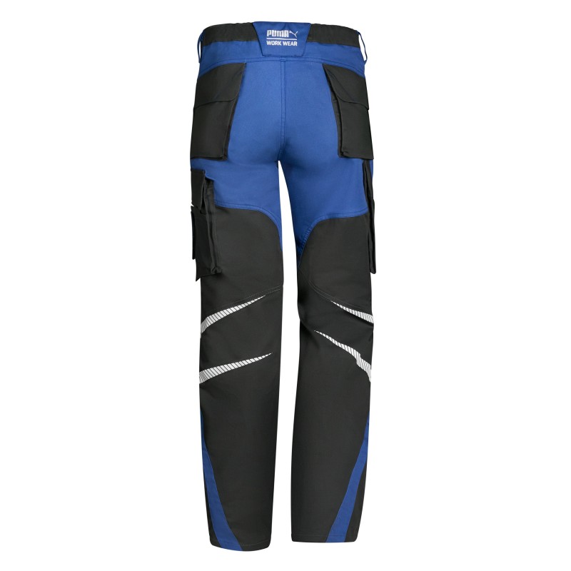 Pantalon de travail homme Anthracite / Blue BACK