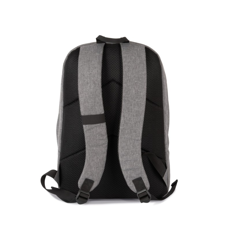 Sac à dos de travail recyclé matelassé Graphite Grey Heather BACK