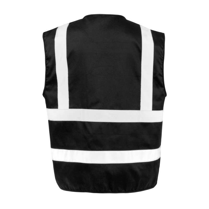 Gilet de sécurité zippé Black BACK