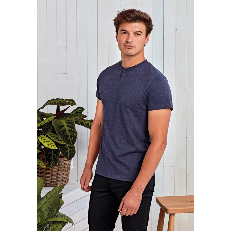T-shirt col boutonné écoresponsable homme  Comis