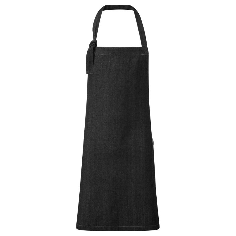 Tablier écoresponsable Regenerate Black Denim FACE