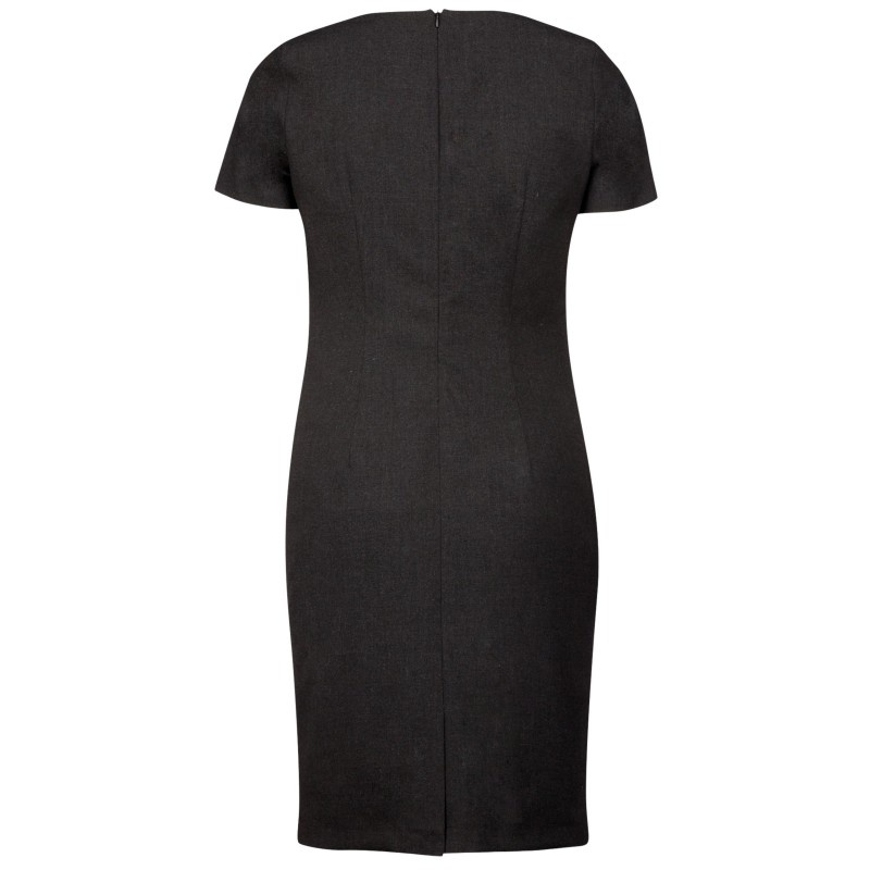 Robe manches courtes Anthracite Heather BACK