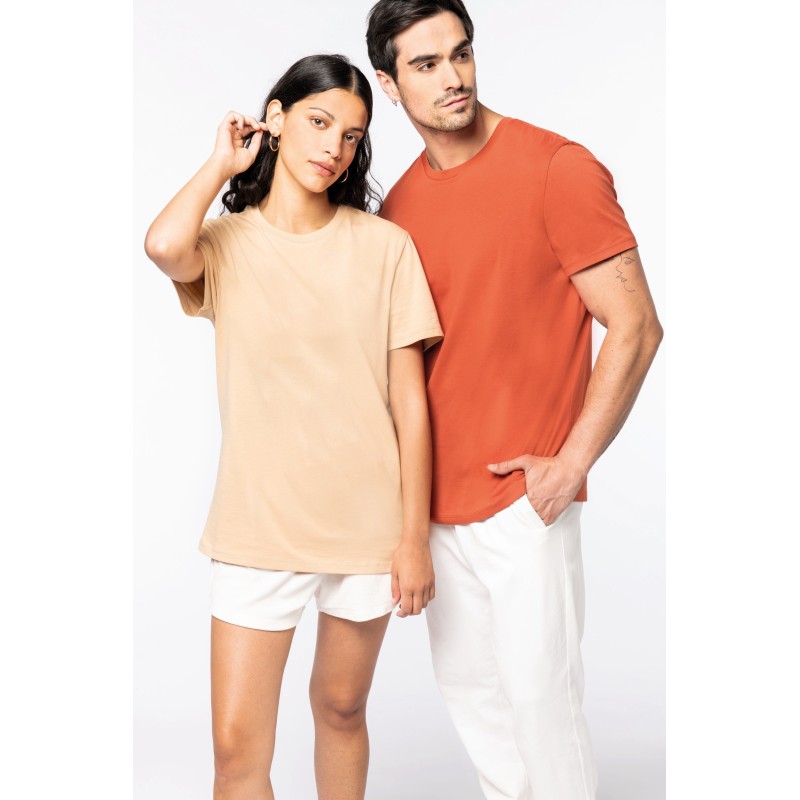 T-shirt col rond unisexe