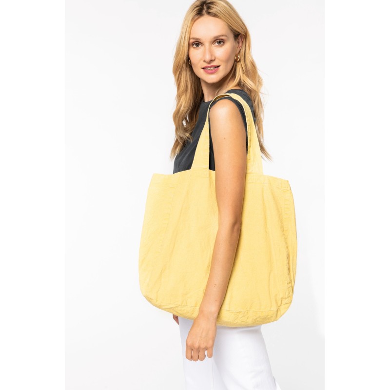 Sac shopping en lin
