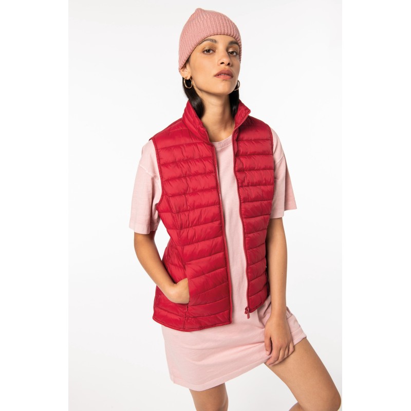 Bodywarmer recyclé léger femme
